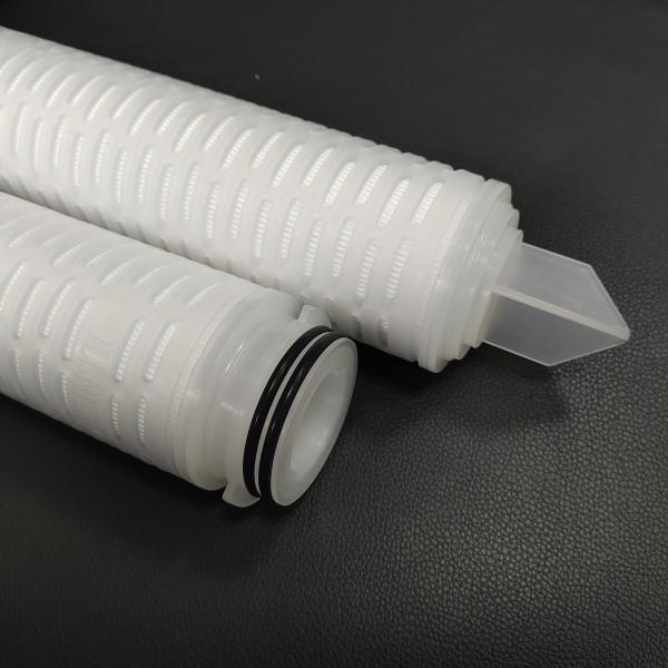 Buy cheap 2.7" OD 60μM Pleated Polypropylene Water Filter Cartridge from wholesalers