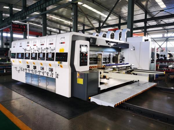 PRY-D1224 High Speed Full Automatic 4 Color Flexo Printing Slotting Die Cutting