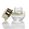 Buy cheap Eco-friendly 30g 50g Custom Cream Container Cosmetic Silver Glass Jar With Cap from wholesalers