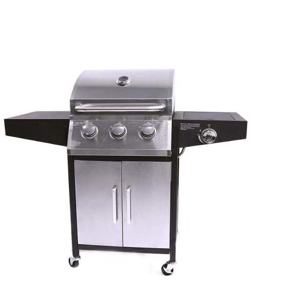 Regulate Temperature Gas Grill Durable Multiple Oven BBQ Smoker for Outdoor