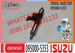 6pcs Denso Fuel Injector 095000-5353 8-97601156-4 Compatible With Isuzu Diesel
