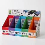 OEM PDQ Corrugated Eye Shadow Paper Cosmetic shippers Cardboard Display Stand