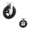 Buy cheap 8" Iron Core Rubber Heavy Duty Casters Rigid Wheel Top Plate from wholesalers