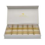 Custom Luxury Rigid Fancy Gold Foil Stamping Logo Square Rectangle Candy