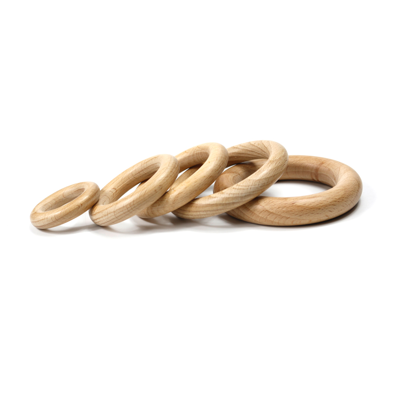 Wooden Baby Toys, Montessori Toys for Babies 0-6-12 Months, Wooden Teether Gifts for Boys and Girls
