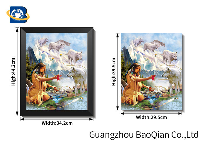 OEM Printing Service For Wall Decorative Picture , 3d Lenticular Picture