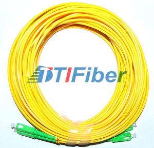 China 10M FTTH Fiber Patch Cord With SC / APC Singlemode Mutimode Simplex Duplex on sale