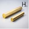 Buy cheap OEM 2000mm Long Brass Solid Rod , Fadeless Brass Round Stock from wholesalers