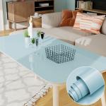 White 3D Waterproof Kitchen Countertop Wallpaper 100m Shiny Marble Contact Paper