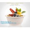 Buy cheap Corn Starch Eco-friendly Microwave Hot Sale Custom Biodegradable Bowl With Lid,Dinnerware corn starch biodegradable disp from wholesalers