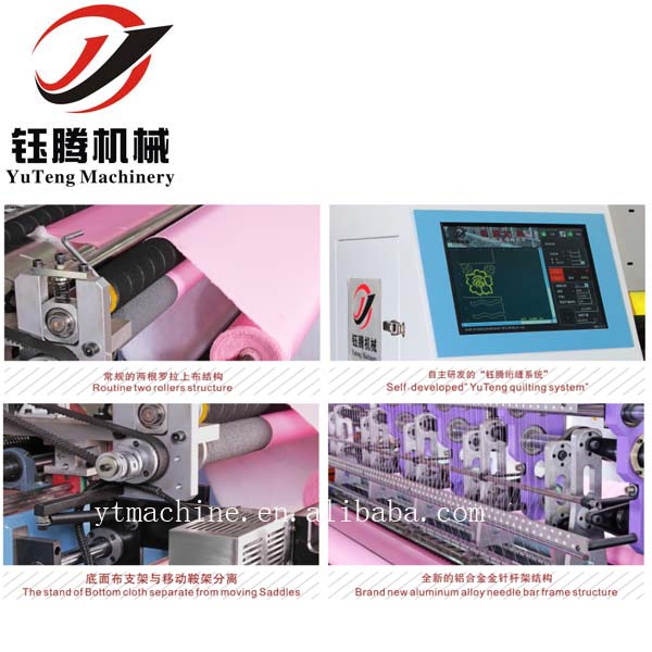 computer bedding multi needle quilting machine