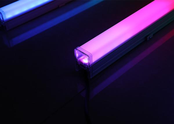 Buy cheap PVC Full Color RGB Tube Light Fluted Frosted Surface Square LED Neon Tube from wholesalers