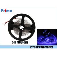 Buy cheap Blue LED Strip Lights 36W Power 12 Voltage 5M Length 300 SMD 5630 LEDs product
