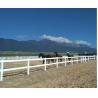 Buy cheap 3 Rails 4 Rails White Vinyl Farm Fence For Livestock from wholesalers