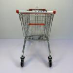 150L Large Capacity Foldable Metal Shopping Trolley With Child Seat