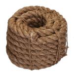 Natural Brown 12mm Jute Rope 3 Ply Twist Jute Manila Rope for Packaging Length