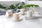 Colorful 450cc 15oz Aesthetic Personalized Ceramic Coffee Mugs