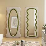 Living Room Oversized Floor Mirror Freestanding Full Length Mirror Large Wood