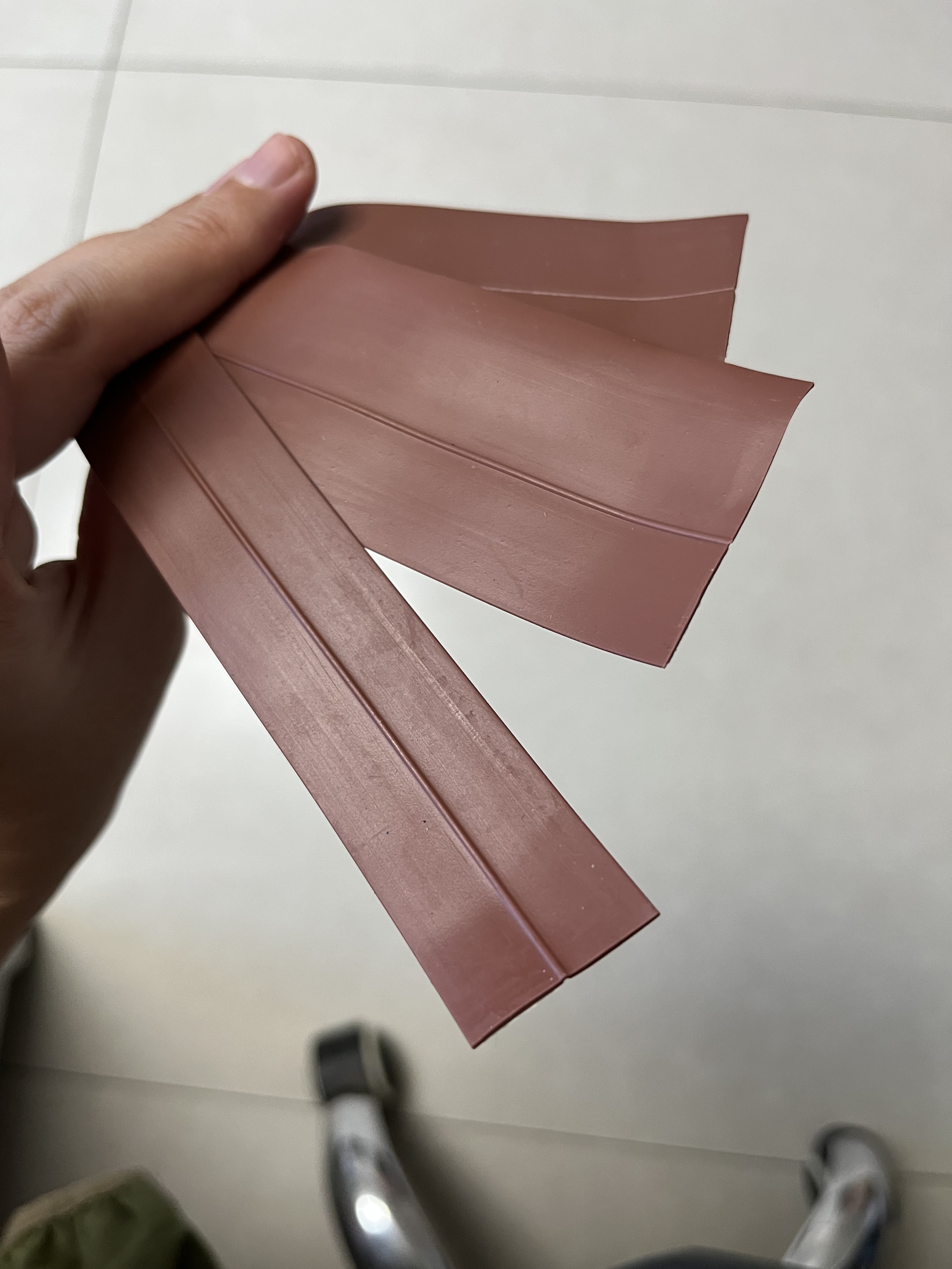 Silicone Under Door Draft Sweep Stopper Noise Weather Stripping for 50mm Height Doors