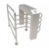 Buy cheap Polish Welding Half Height Turnstile Solenoid Pedestrian Control 120 Degree Revolving from wholesalers
