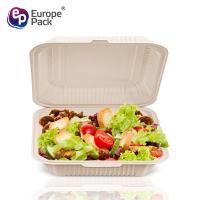 Buy cheap Europe-Pack new arrival 1500ml biodegradable clamshell plastic 3 compartments product