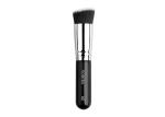 Short Handle Beveled Kabuki Luxury Makeup Brushes With High Grace Duo Color