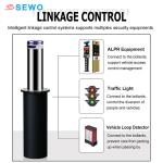 Automatic Hydraulic Rising Bollard , Retractable Traffic Bollard For Parking