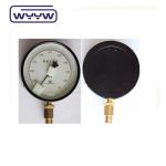 Dial Size Pressure Gauge Precision Manometer With Black Steel Case