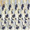 Buy cheap ODM Blue 3D Embroidery Applique Lace Fabric For Fashion Show Dresses from wholesalers