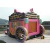 Buy cheap Kids Party Princess Carriage Bounce House With Slide , Made Of 1st Class PVC Tarpaulin from wholesalers