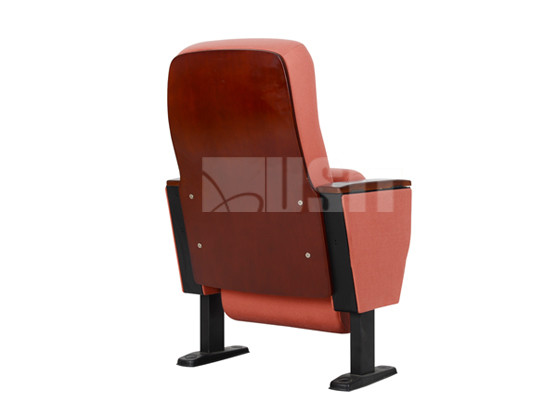 High Grade Church Auditorium Chairs Theater Seating With Wooden Writing Table Pad