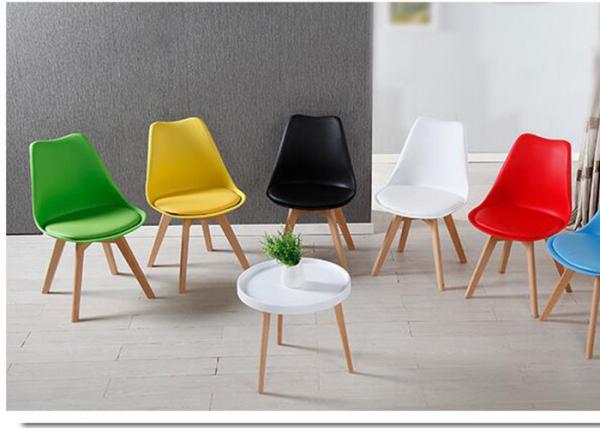 Buy cheap Luxury Leisure PU Dining Chair Corrosion Resistant With Beech Wood from wholesalers