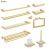 Buy cheap Gold Luxurious Stsinless Steel 304 Bathroom Hardware Sets Accessories from wholesalers