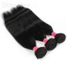 Buy cheap No chemical Peruvian Remy Hair Extensions With Soft and Luster from wholesalers