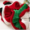 Buy cheap Girl Christmas Hair Accessories Band Ties Elastic Contrast Headband Velvet Scrunchies 10cm from wholesalers