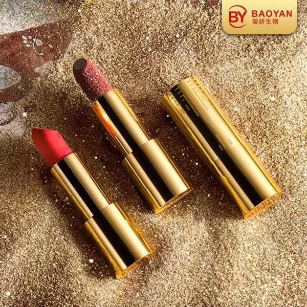 Buy cheap Planted Metaliic Face Makeup Cosmetic , Nourishing Organic Glitter Lip Stick from wholesalers