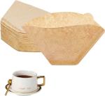 Cone Shaped Unbleached Natural Compostable Coffee Filters Paper Disposable V60