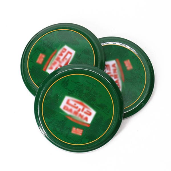 Food Package 20mm 38mm 48mm 63mm Custom Design Twist off Metal Lug Cap for Glass