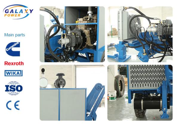 Buy cheap 2.5km/H Electrical Cable Pulling Equipment , 4800kg Hydraulic Cable Puller from wholesalers