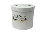 Round Paper Florist Hat Boxes , Luxury Cylindrical Flower Packaging Boxes