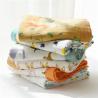 Buy cheap Oversized Bamboo Cotton Muslin Swaddle Blankets Fresh Fashionable Fun Cartoon Color from wholesalers