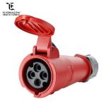 16 amp CE certificated 4 pole industrial equipment installation fitting