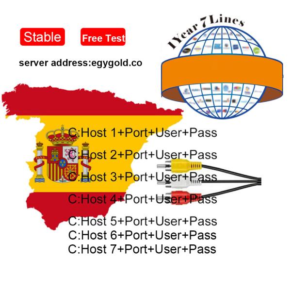 Buy cheap Stable Egygold Cccam cline for 1 year Europe spain Portugal cccam 7 lines use for GTmedia V9 Super V8 Nova Satellite TV from wholesalers