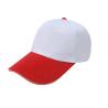 Buy cheap Kids Stylish Baseball Caps Stitching White And Orange , Washed Canvas Baseball Hat from wholesalers