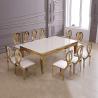 Buy cheap Modern 20 - 40mm Luxury Marble Dining Table 12 Seat 96x48x30inch from wholesalers