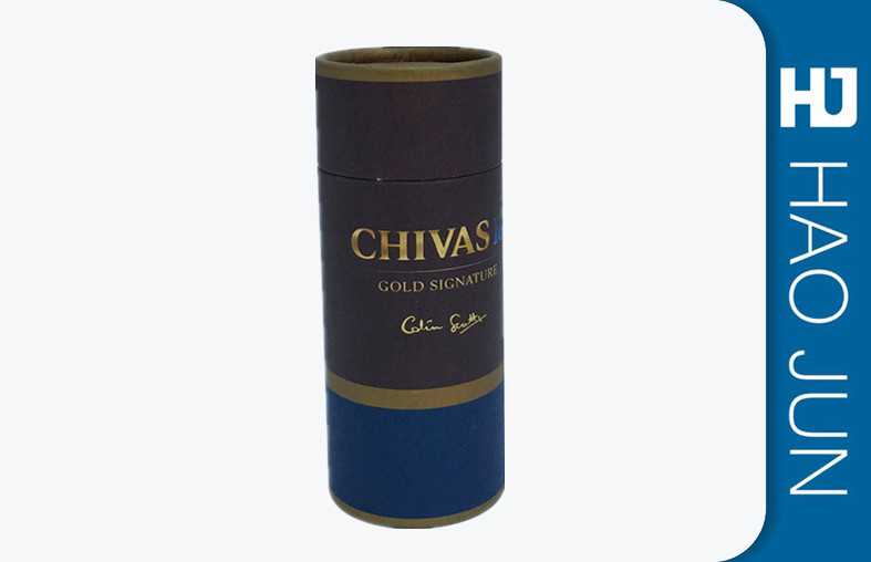 Recyclable Cardboard Cylinder Tubes Packaging For Pen , Logo Printed