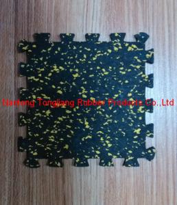Wholesale EPDM color flecks interlock rubber sheet from china suppliers