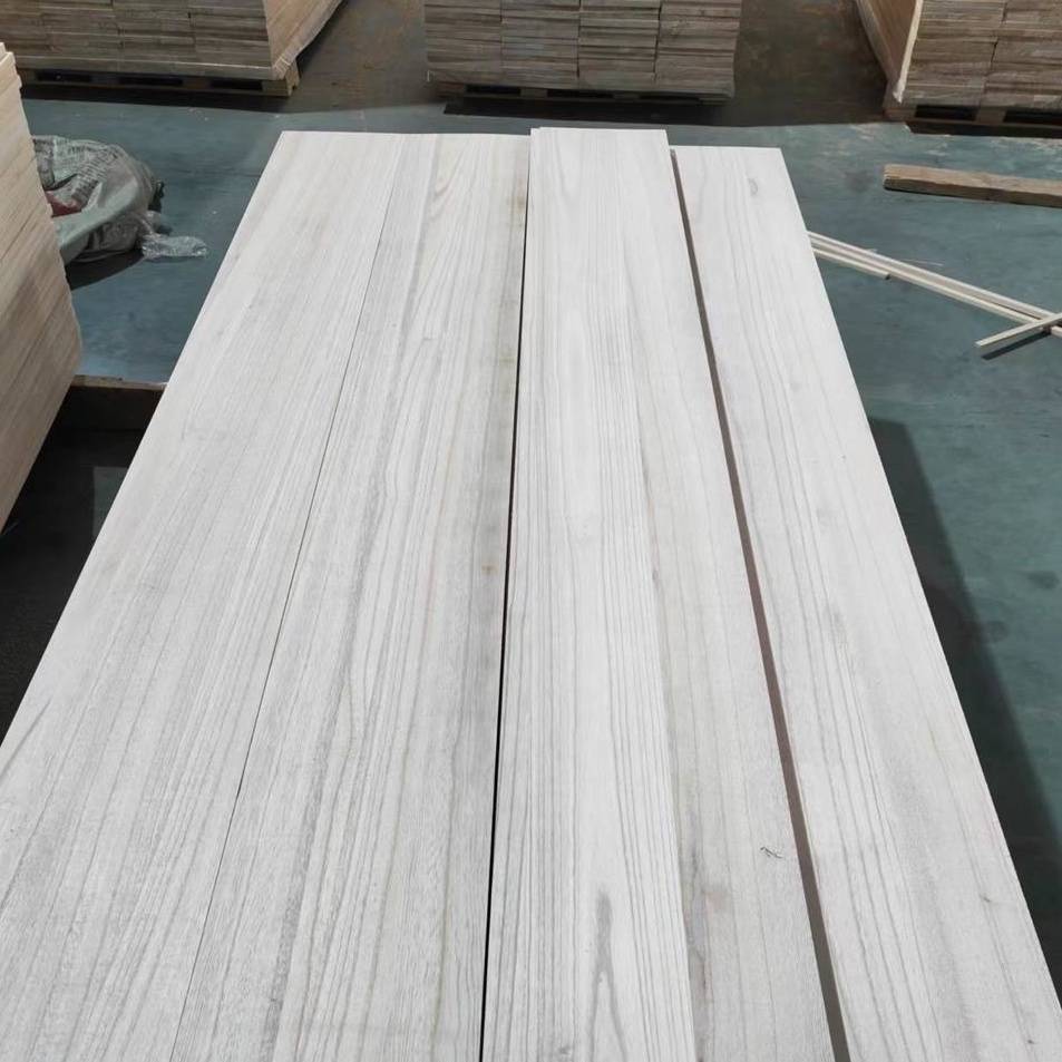 8%-12% Moisture Content Paulownia Wood Board for Custom Wood Coffin Panel Production
