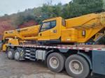 XC MG Hot Selling Model Mobile Crane 75 Tons 4 Shafts Included Red and Yellow