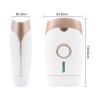Buy cheap Gold White Whole Body Ergonomic Head 2.6A IPL Laser Epilator from wholesalers